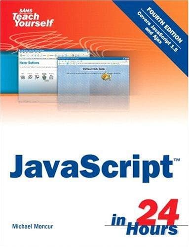 Tapa de Sams Teach Yourself JavaScript in 24 Hours
