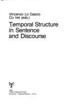 Tapa de Temporal structure in sentence and discourse
