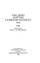 Tapa de The Army and the Curragh incident, 1914
