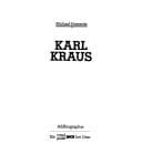 Tapa de Karl Kraus