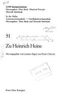 Tapa de Zu Heinrich Heine
