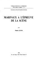 Tapa de Marivaux à l'épreuve de la scène
