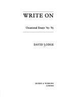 Tapa de Write on