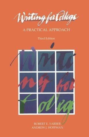 Tapa de Writing for college