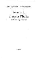 Tapa de Sommario di storia d'Italia