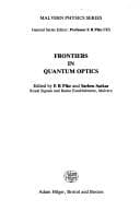 Tapa de Frontiers in quantum optics