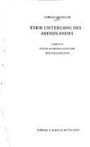 Tapa de Der Untergang des Abendlandes