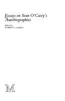 Tapa de Essays on Sean O'Casey's autobiographies