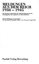 Tapa de Meldungen aus dem Reich, 1938-1945