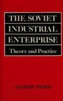 Tapa de The Soviet industrial enterprise