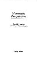 Tapa de Monetarist perspectives