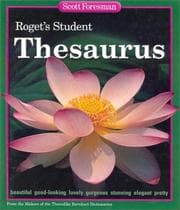 Tapa de Roget's Student Thesaurus