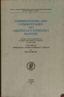Tapa de Commentators and commentaries on Aristotle's Sophistici elenchi