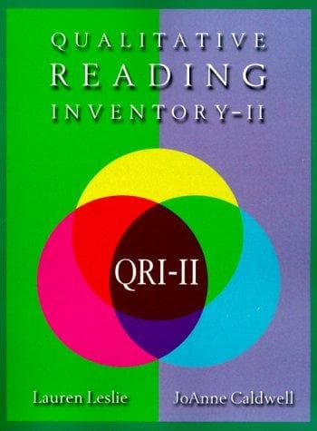Tapa de Qualitative reading inventory, II