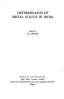 Tapa de Determinants of social status in India