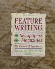 Tapa de Feature writing for newspapers and magazines