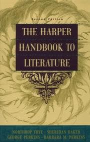 Tapa de The Harper handbook to literature