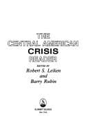 Tapa de The Central American crisis reader