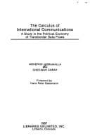 Tapa de The calculus of international communications