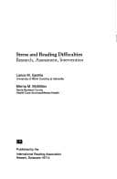 Tapa de Stress and reading difficulties