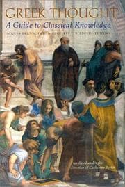 Tapa de Greek thought