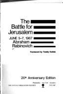 Tapa de The battle for Jerusalem, June 5-7, 1967