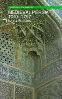 Tapa de Medieval Persia, 1040-1797