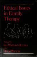 Tapa de Ethical issues in family therapy