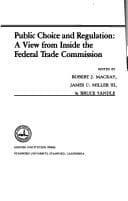 Tapa de Public choice and regulation