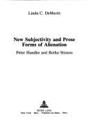Tapa de New subjectivity and prose forms of alienation