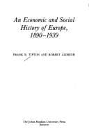 Tapa de An economic and social history of Europe, 1890-1939