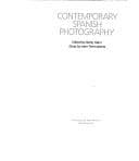 Tapa de Contemporary Spanish photography