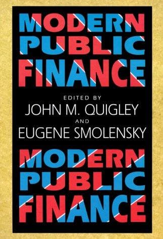 Tapa de Modern Public Finance