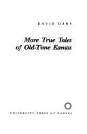 Tapa de More true tales of old-time Kansas
