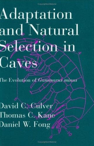 Tapa de Adaptation and natural selection in caves