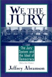 Tapa de We, the jury