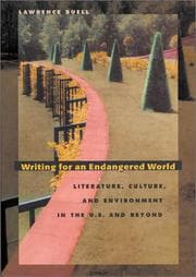 Tapa de Writing for an Endangered World