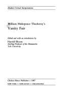 Tapa de William Makepeace Thackeray's Vanity fair