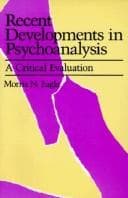 Tapa de Recent developments in psychoanalysis