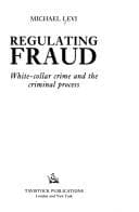 Tapa de Regulating Fraud