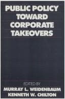 Tapa de Public policy toward corporate takeovers