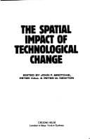 Tapa de The Spatial impact of technological change