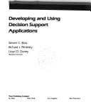 Tapa de Developing and using decision support applications