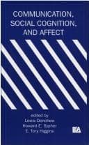 Tapa de Communication, social cognition, and affect