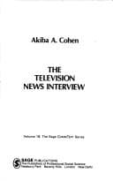Tapa de The television news interview