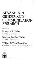 Tapa de Advances in gender and communication research