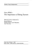 Tapa de Oscar Wilde's The importance of being earnest