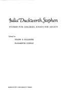 Tapa de Julia Duckworth Stephen