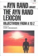 Tapa de The Ayn Rand lexicon