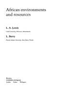 Tapa de African environments and resources